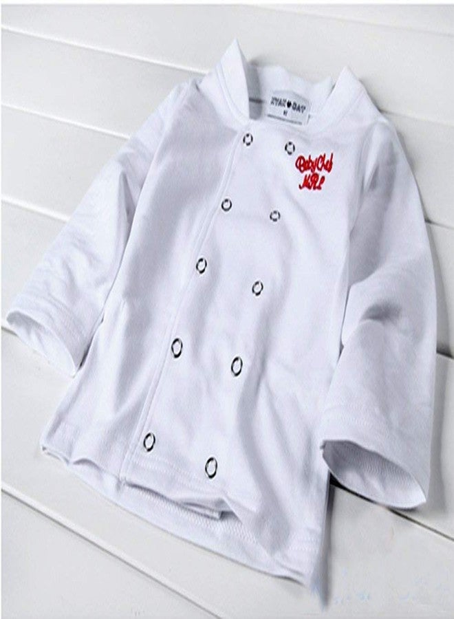 stylesilove Baby Unisex Cook Cuisine Chef Costume, Pants and Hat 3-pc (80/6-12 Months) White - Image 3